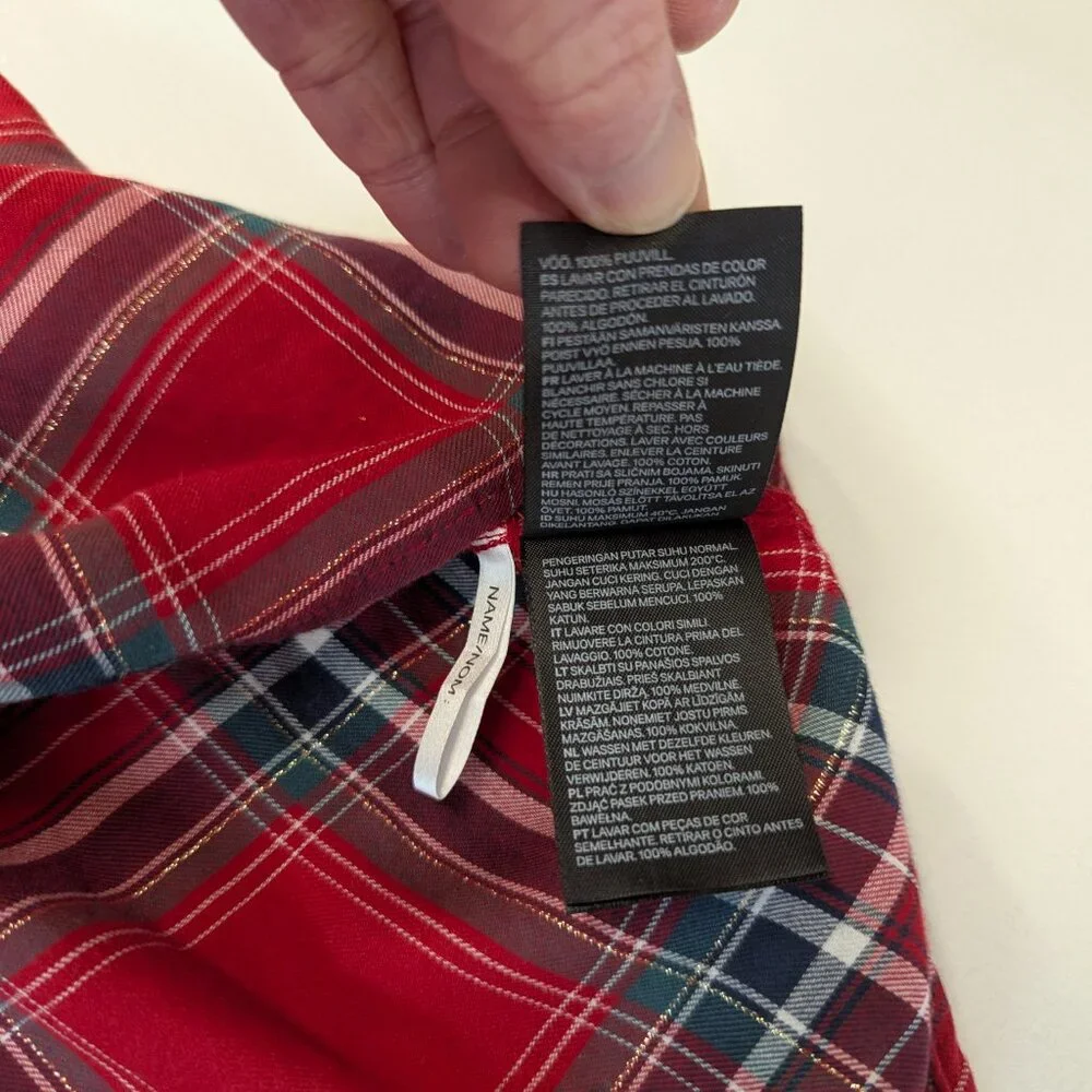 L.O.G.G. Label of Graded Goods Size 9-10Y Plaid Button-Up Dress
